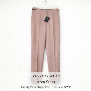 Area Stars Everly Pink High-Waist Stretch Trousers Dress Pants NWT L